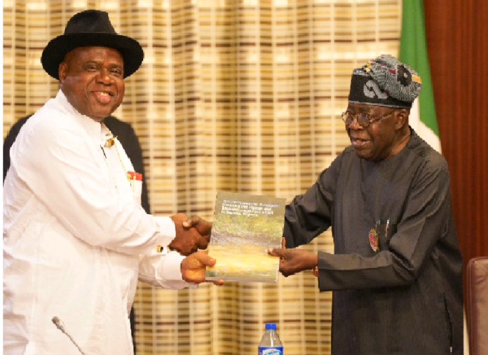 Governor Douye Diri and President Bola Ahmed Tinubu